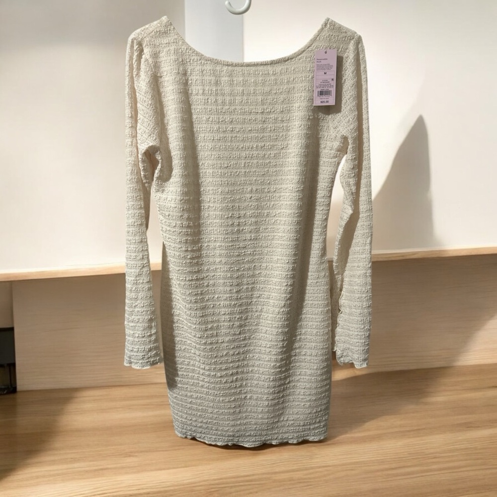 Wild Fable Dress Cream Color, Open In Back, Sz Med NWT